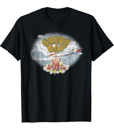 Amazon.com: Green Day 1994 Dookie Tour Classic Fit T-Shirt Black